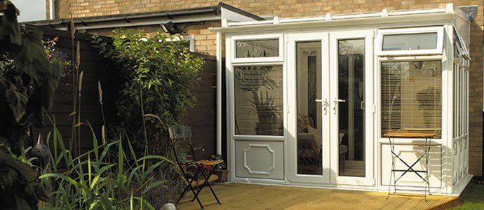 Synseal lean-to conservatory