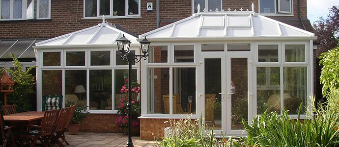 Synseal p-shaped conservatory